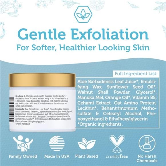 Era Organics Microdermabrasion Facial Scrub & Face Exfoliator - (2 oz) - Picture 2 of 6